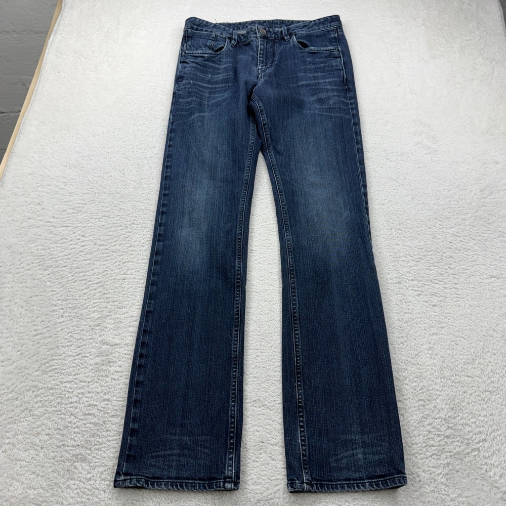 Robert Graham Jeans Mens Slim‎ Fit Dark Wash Denim Pants Size 32x34